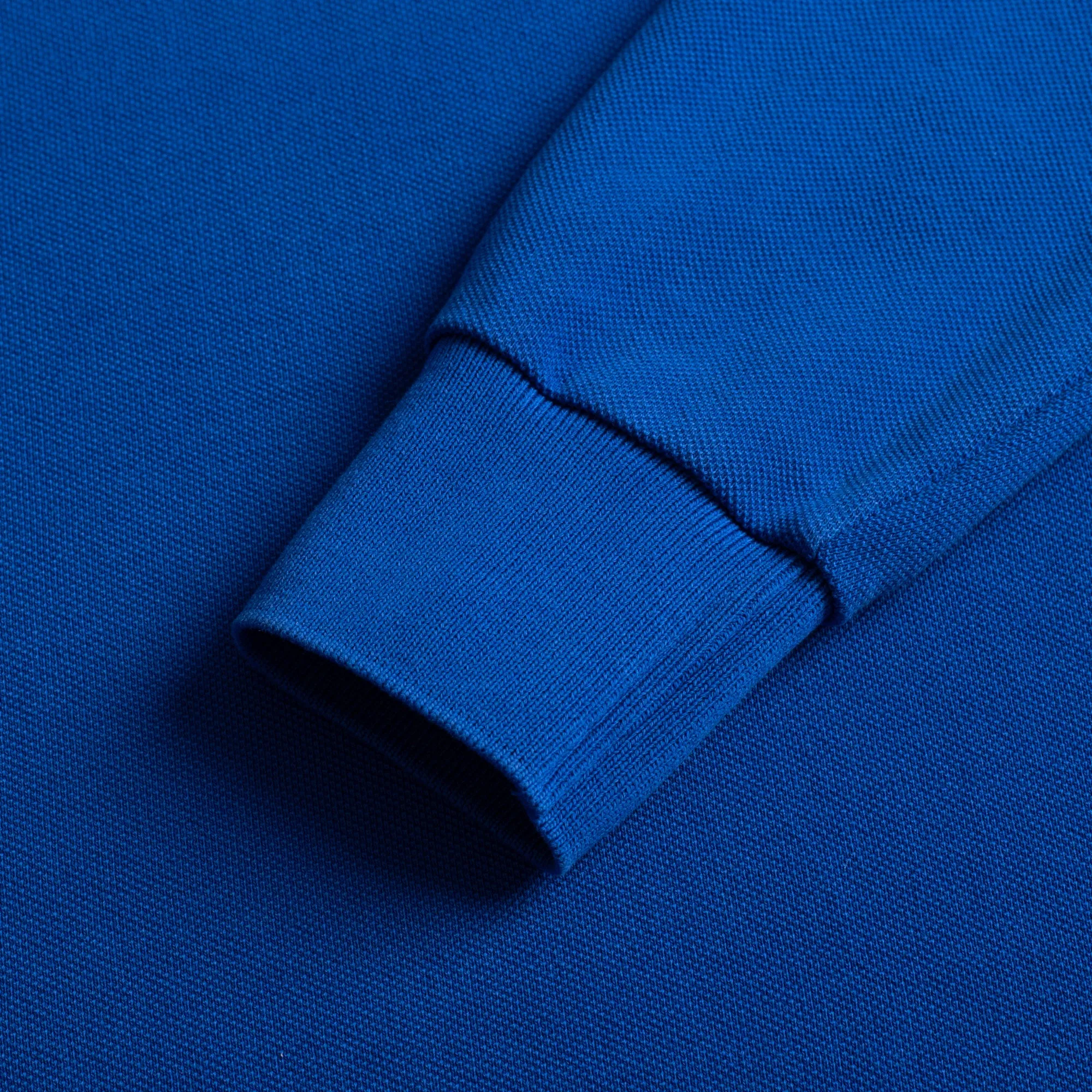 Royal Blue Long Sleeved Polo Shirt sold by William Crabtree & Sons product image thumbnail 3