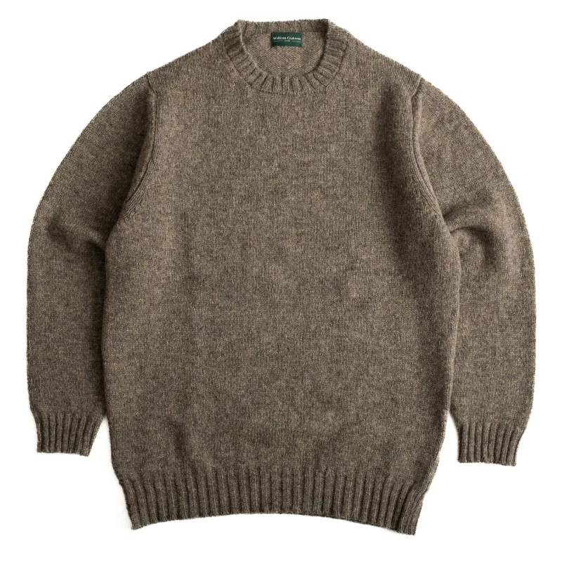 Otter Shetland Crew Neck sold by William Crabtree & Sons