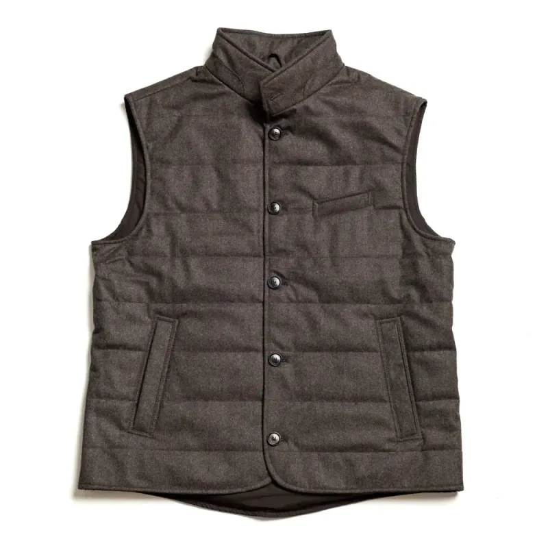 Mushroom Grasmere Gilet sold by William Crabtree & Sons