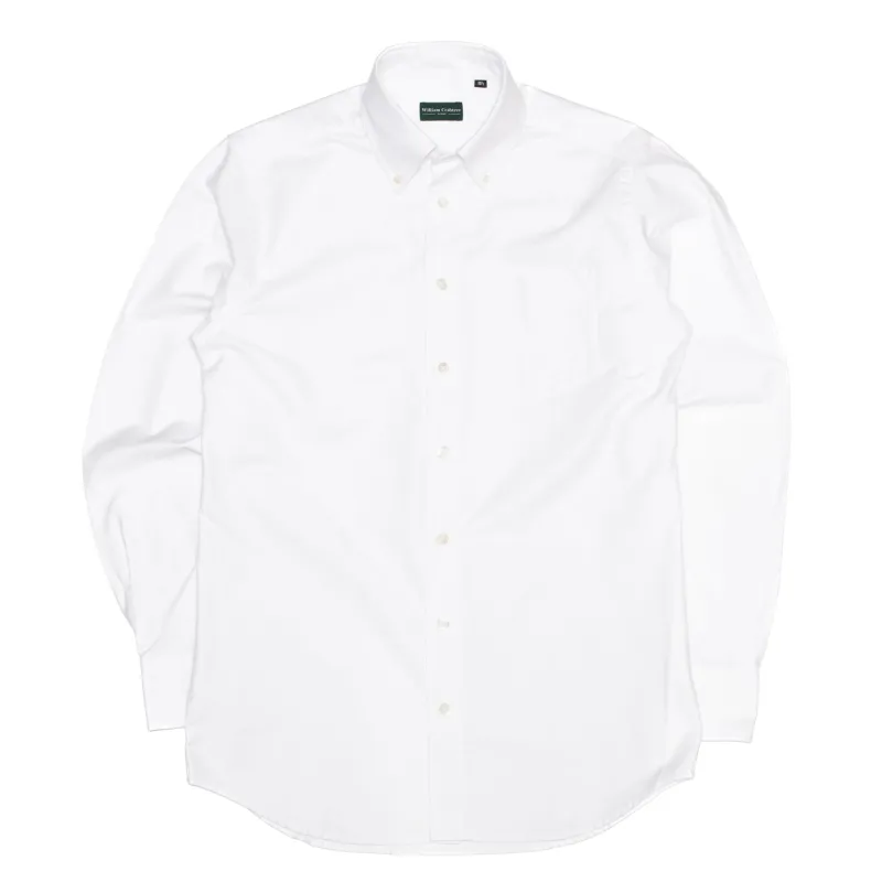 White Oxford Button Down Shirt sold by William Crabtree & Sons