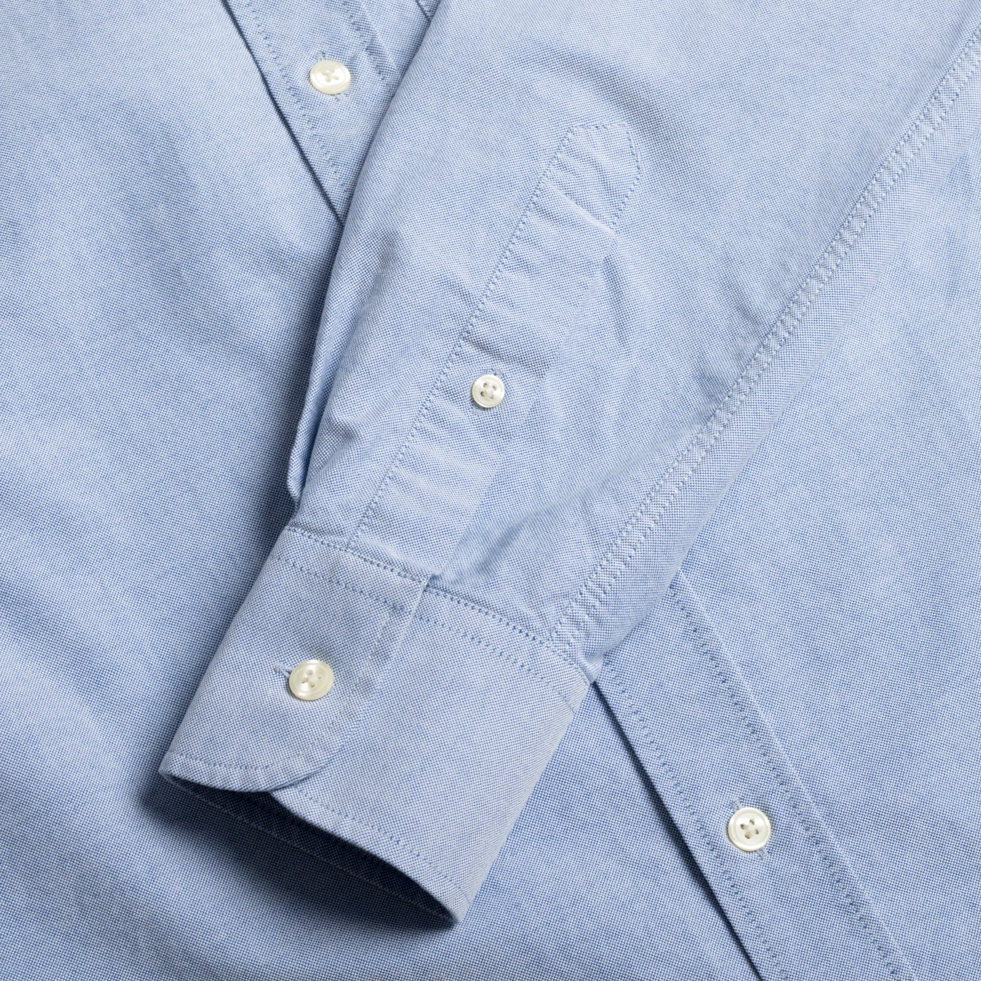 Blue Oxford Button Down Shirt sold by William Crabtree & Sons product image thumbnail 4