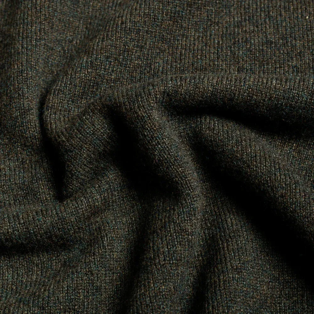 Seaweed 2 Ply Lambswool V-Neck sold by William Crabtree & Sons product image thumbnail 5