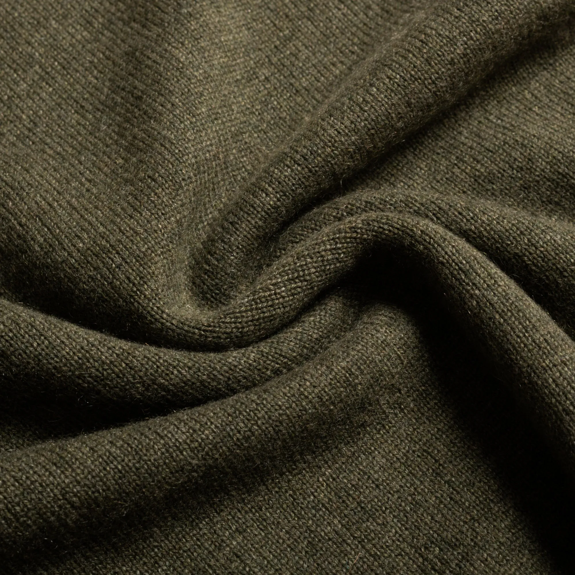 Loden Mix 2 Ply Cashmere Crew Neck sold by William Crabtree & Sons product image thumbnail 5