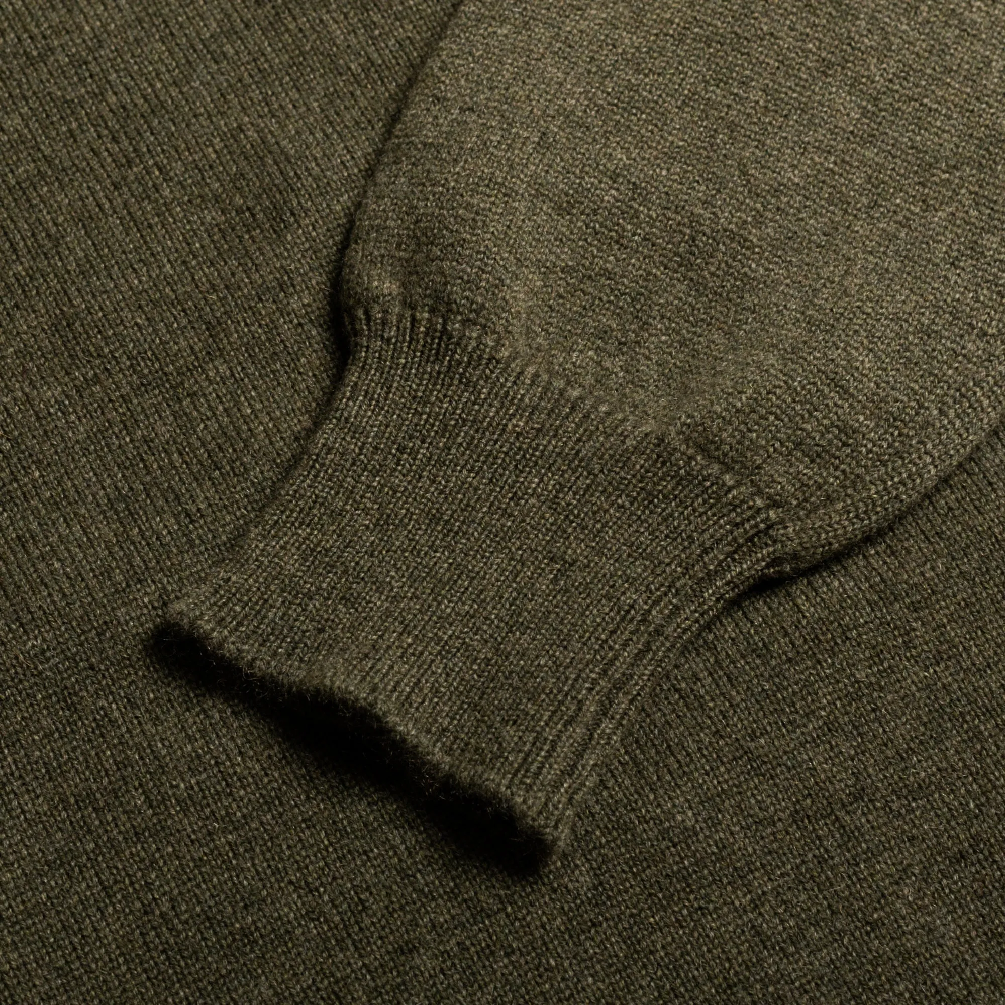 Loden Mix 2 Ply Cashmere Crew Neck sold by William Crabtree & Sons product image thumbnail 2