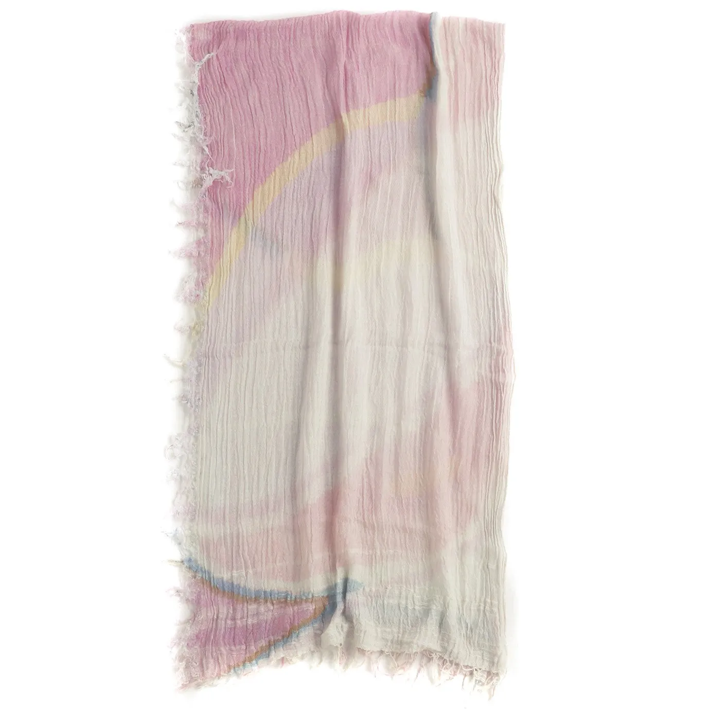Pastel Pink Print Tamaki Niime Cotton Roots Shawl sold by William Crabtree & Sons product image thumbnail 2