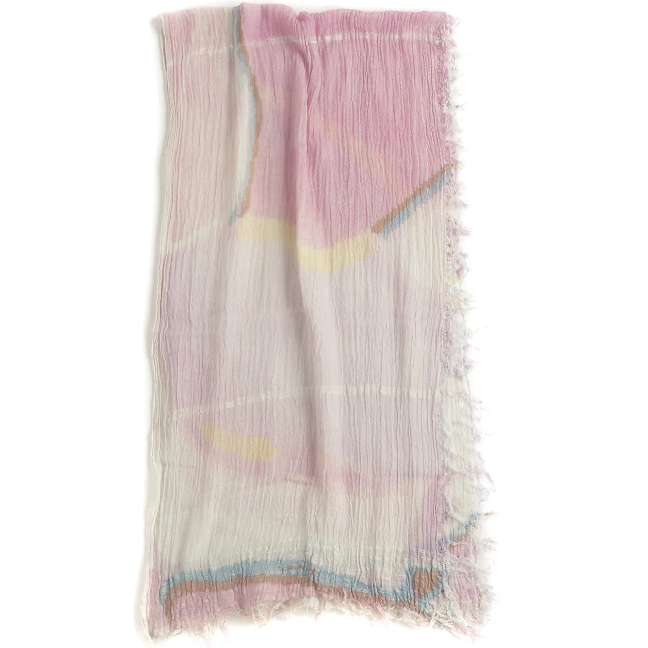 Pastel Pink Print Tamaki Niime Cotton Roots Shawl sold by William Crabtree & Sons product image thumbnail 3