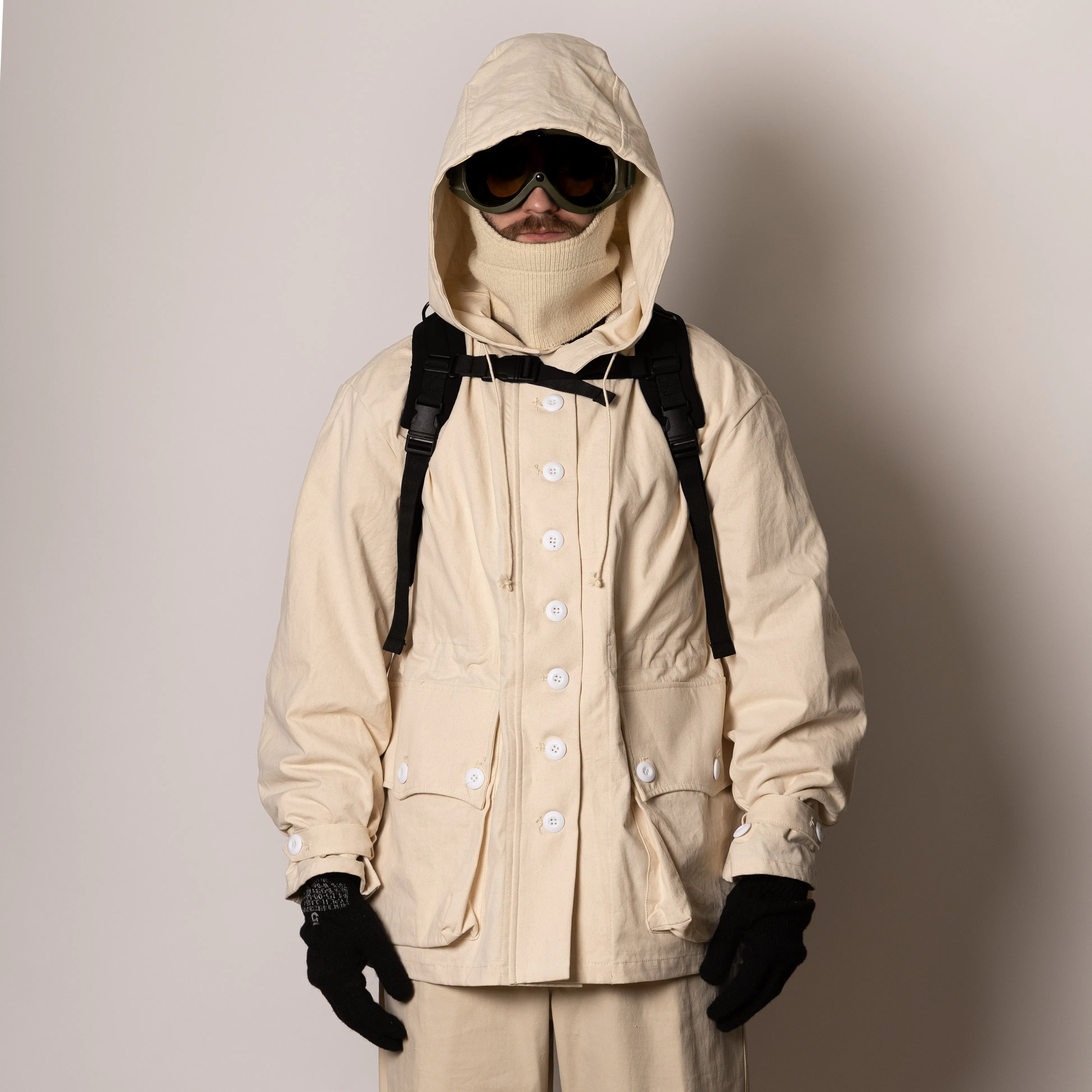 UNIVERSAL SWEDISH PARKA - NATURAL sold by Universal Surplus product image thumbnail 2