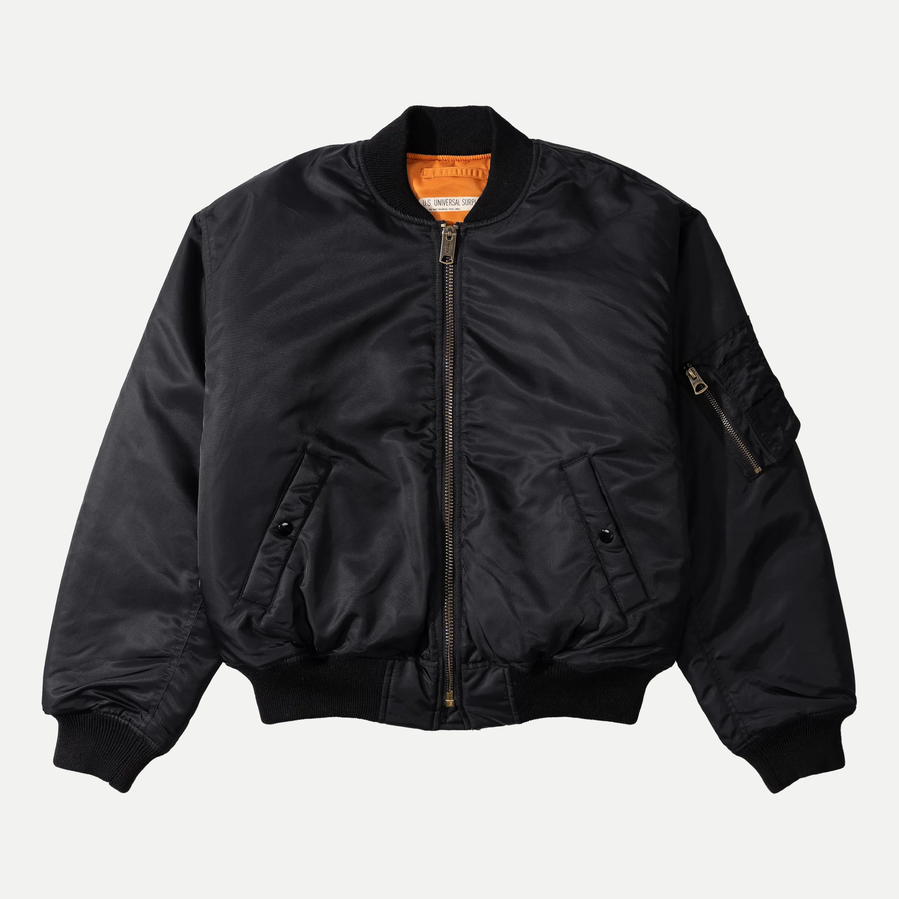 UNIVERSAL MA-1 BOMBER JACKET - BLACK sold by Universal Surplus