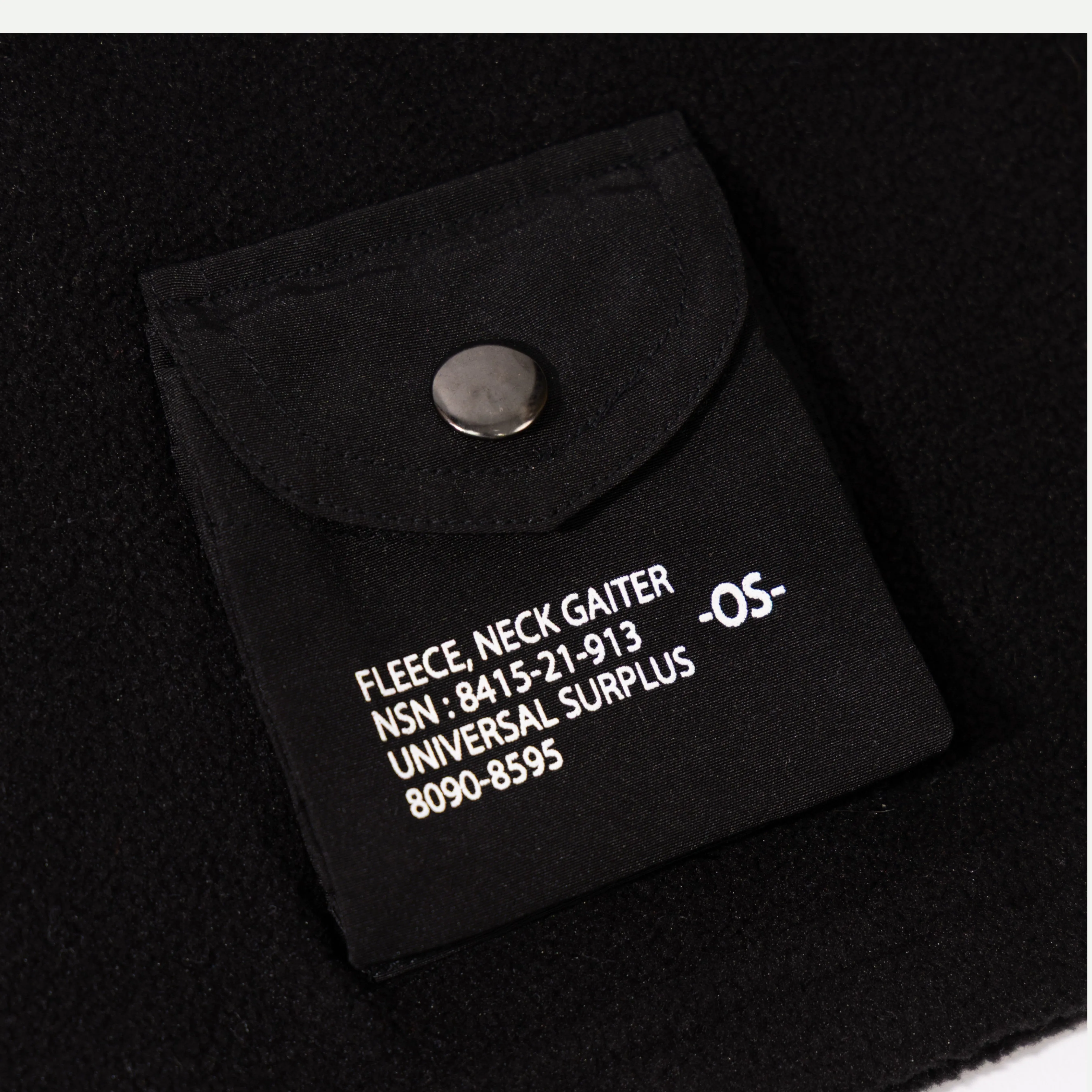UNIVERSAL NECK GAITER - BLACK sold by Universal Surplus product image thumbnail 2
