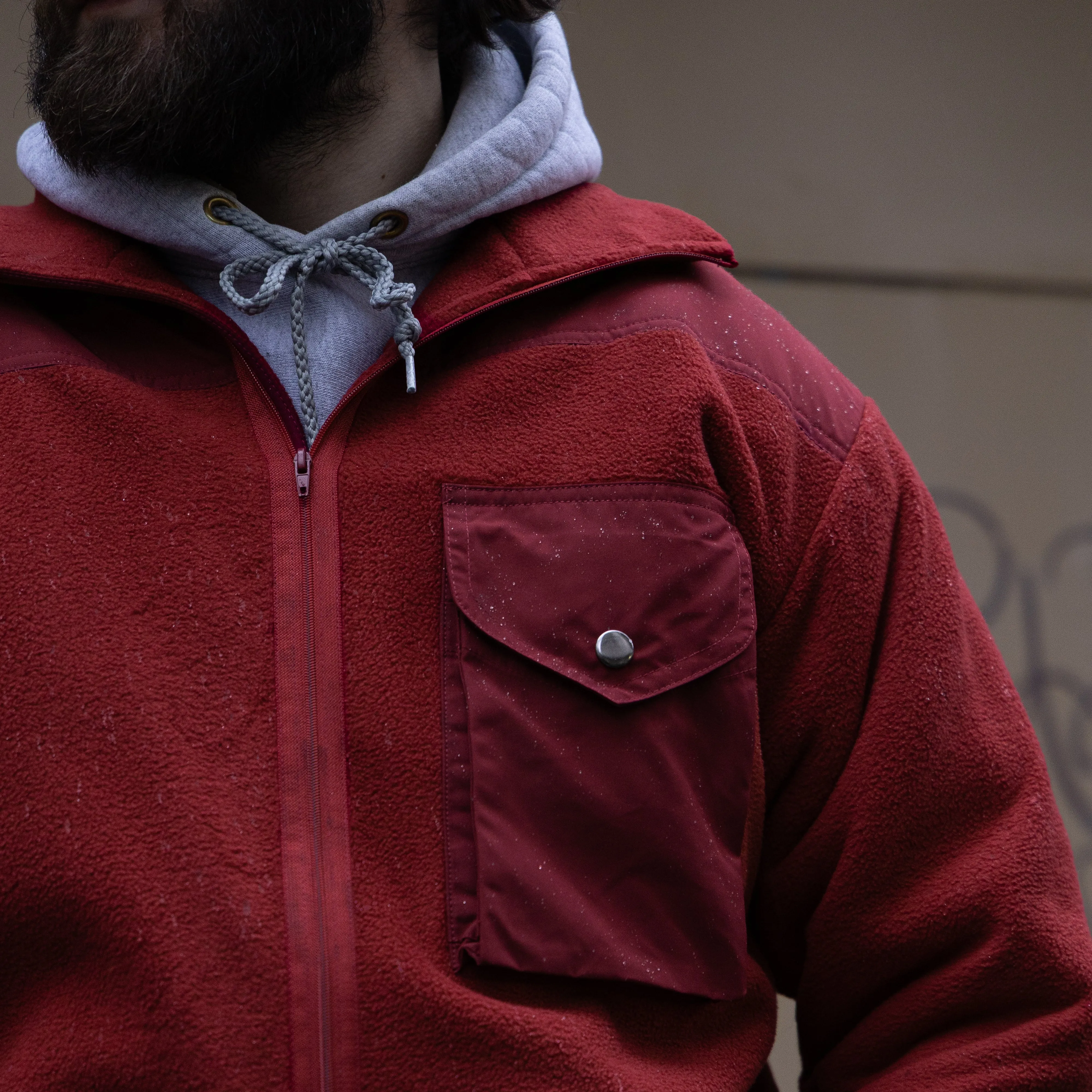 UNIVERSAL CANADIAN ARMY FLEECE - RED sold by Universal Surplus product image thumbnail 3