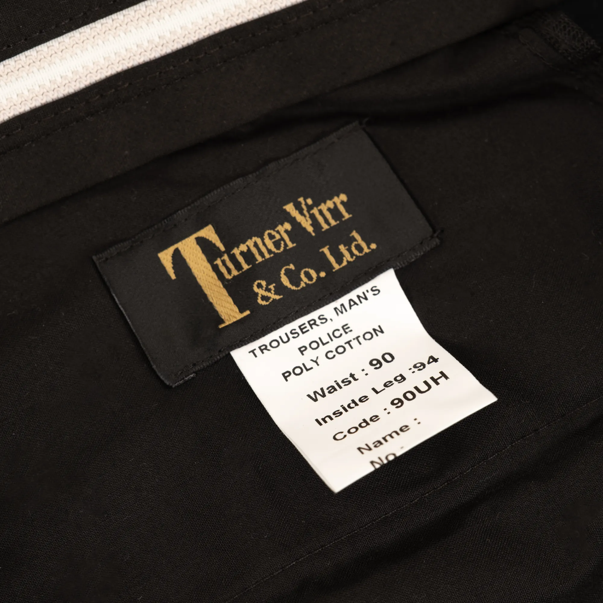 POLICE BLACK PANTS sold by Universal Surplus product image thumbnail 5