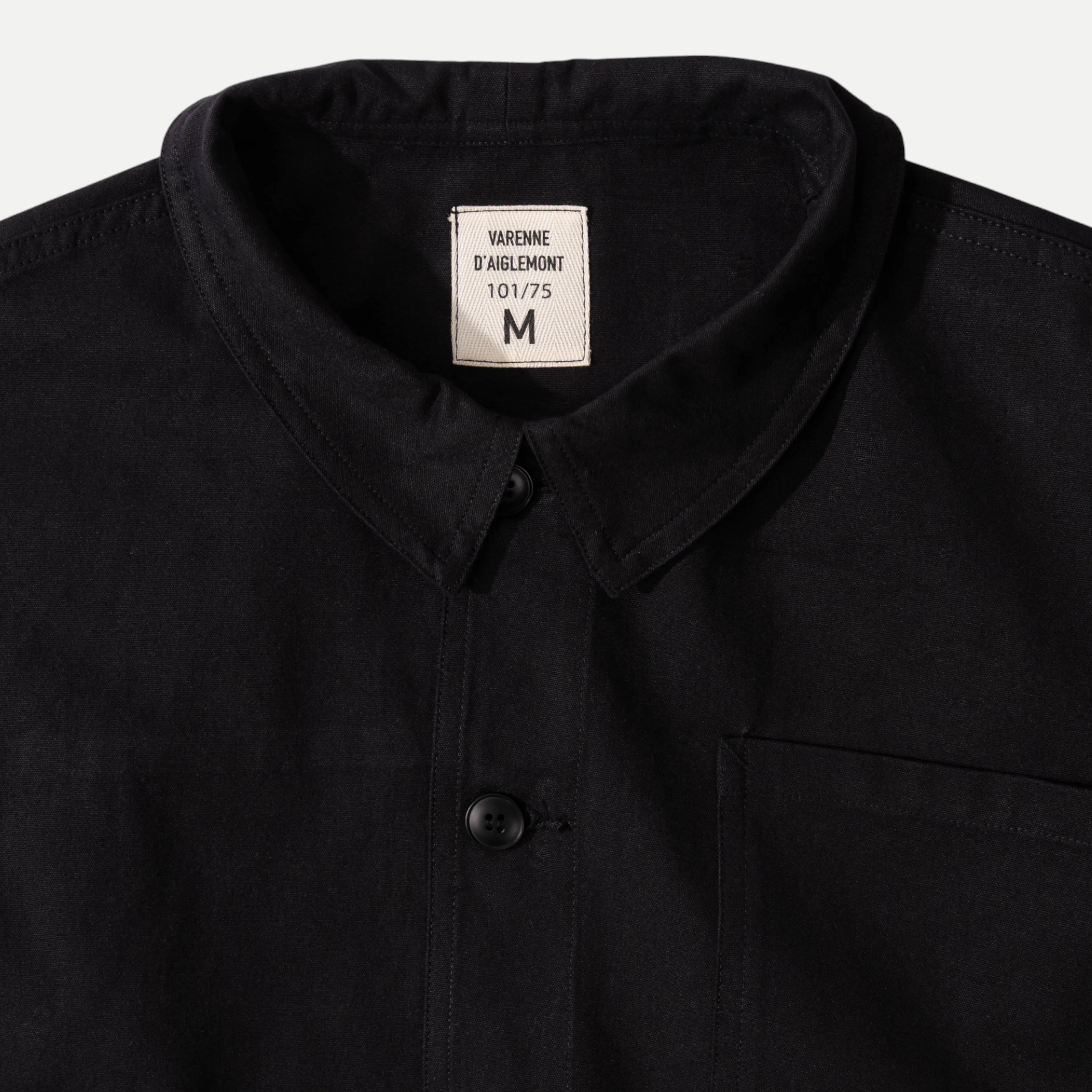 UNIVERSAL FRENCH ARMY WORK JACKET - BLACK sold by Universal Surplus product image thumbnail 3