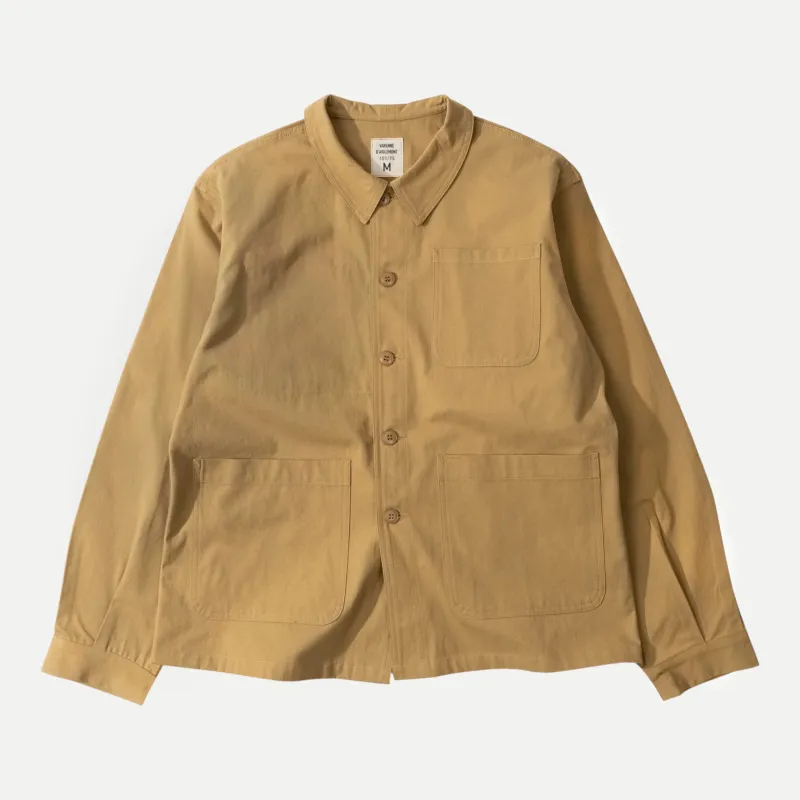 UNIVERSAL FRENCH ARMY WORK JACKET - BRITISH KHAKI made by Universal Surplus