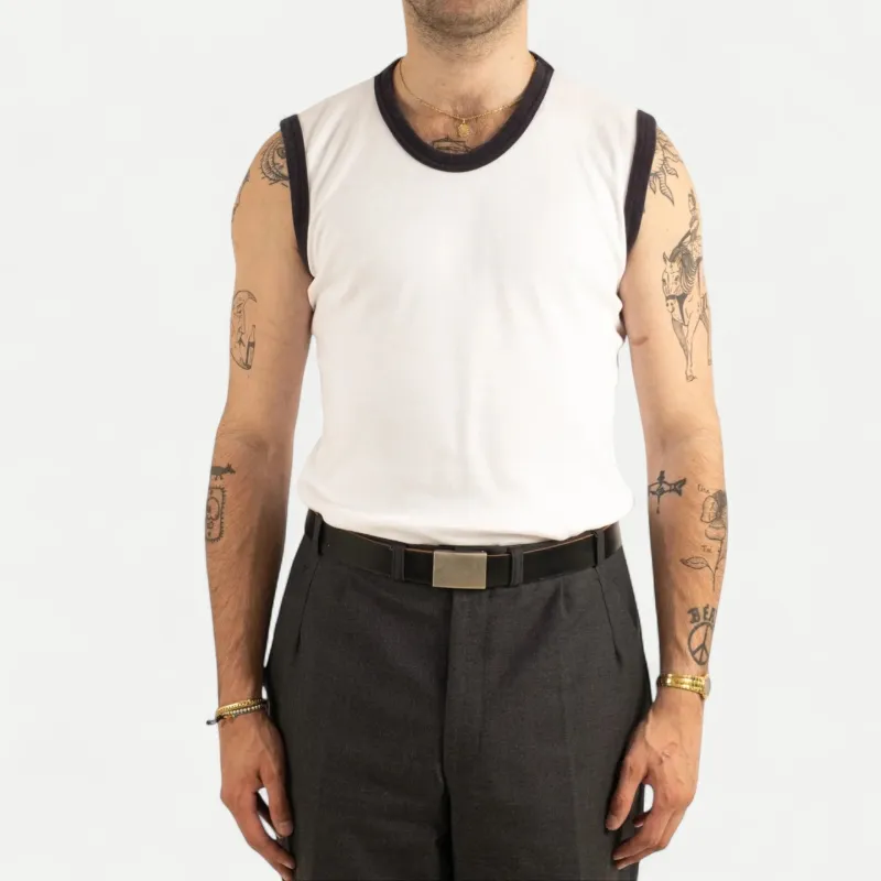 BRITISH ARMY TRAINING TANK TOP - NAVY TRIM sold by Universal Surplus