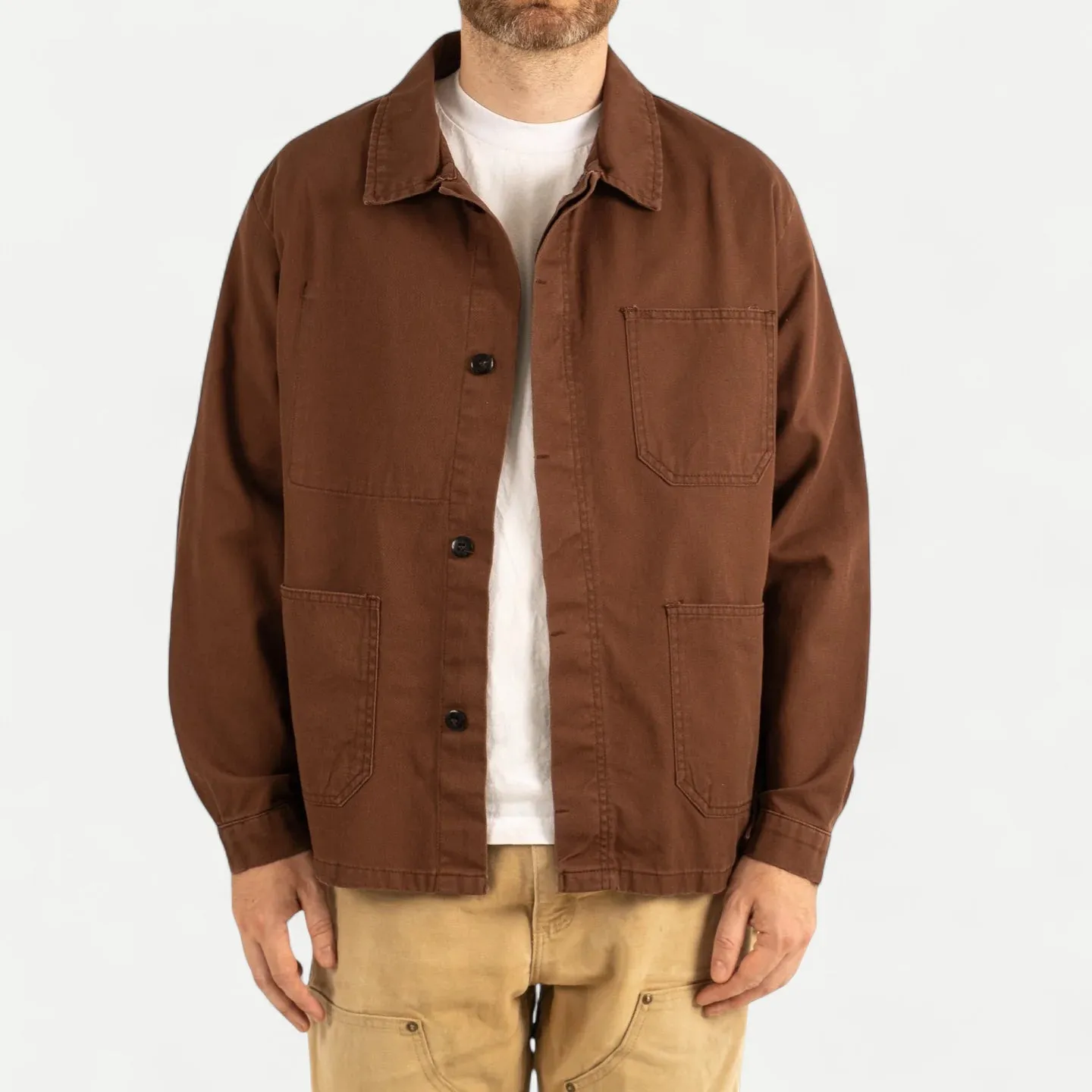 FRENCH CHORE JACKET - BROWN sold by Universal Surplus