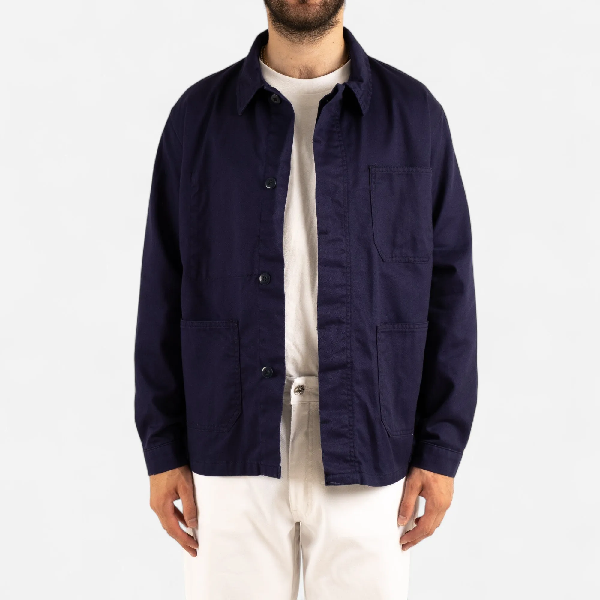 FRENCH CHORE JACKET - NAVY sold by Universal Surplus