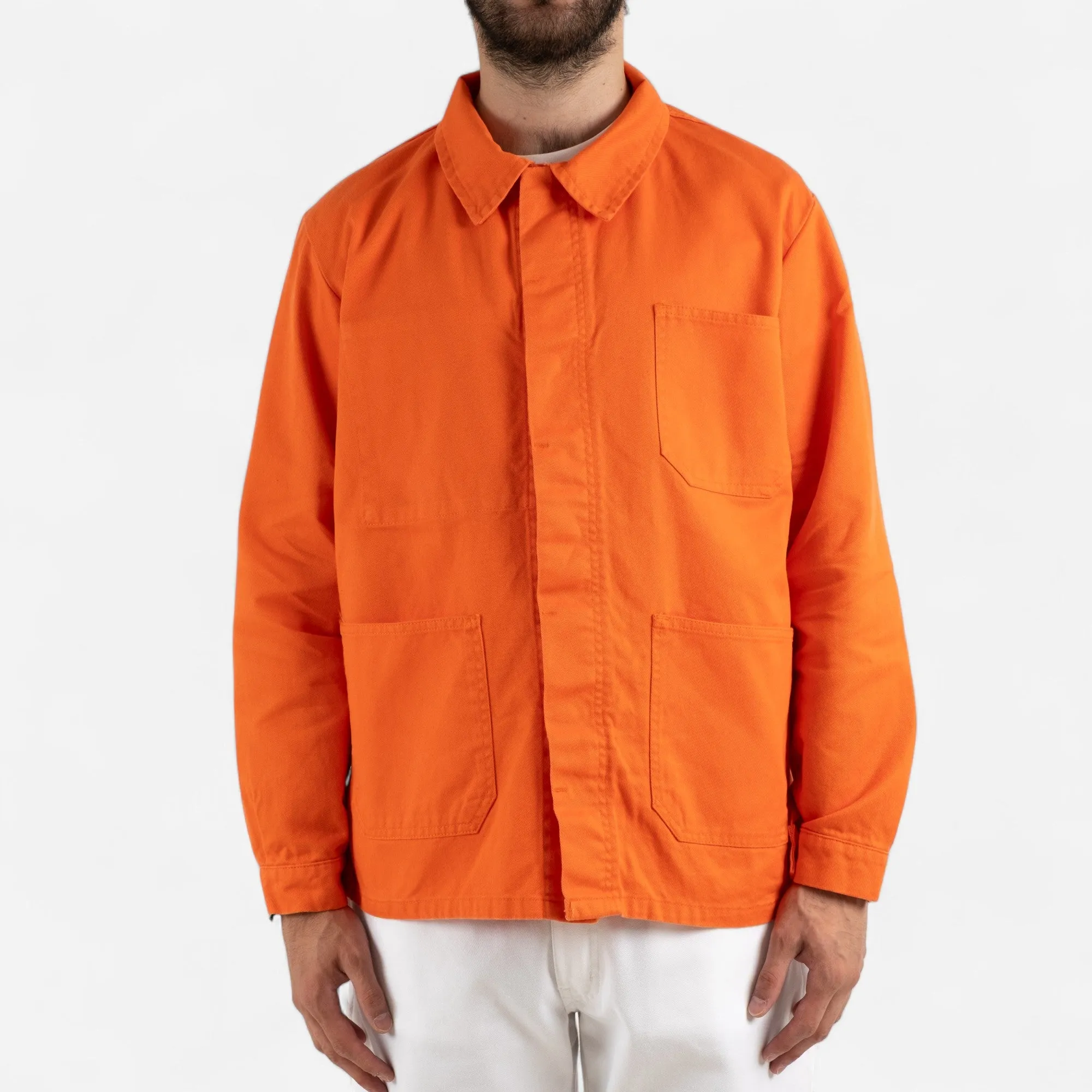 FRENCH CHORE JACKET - ORANGE sold by Universal Surplus product image thumbnail 4