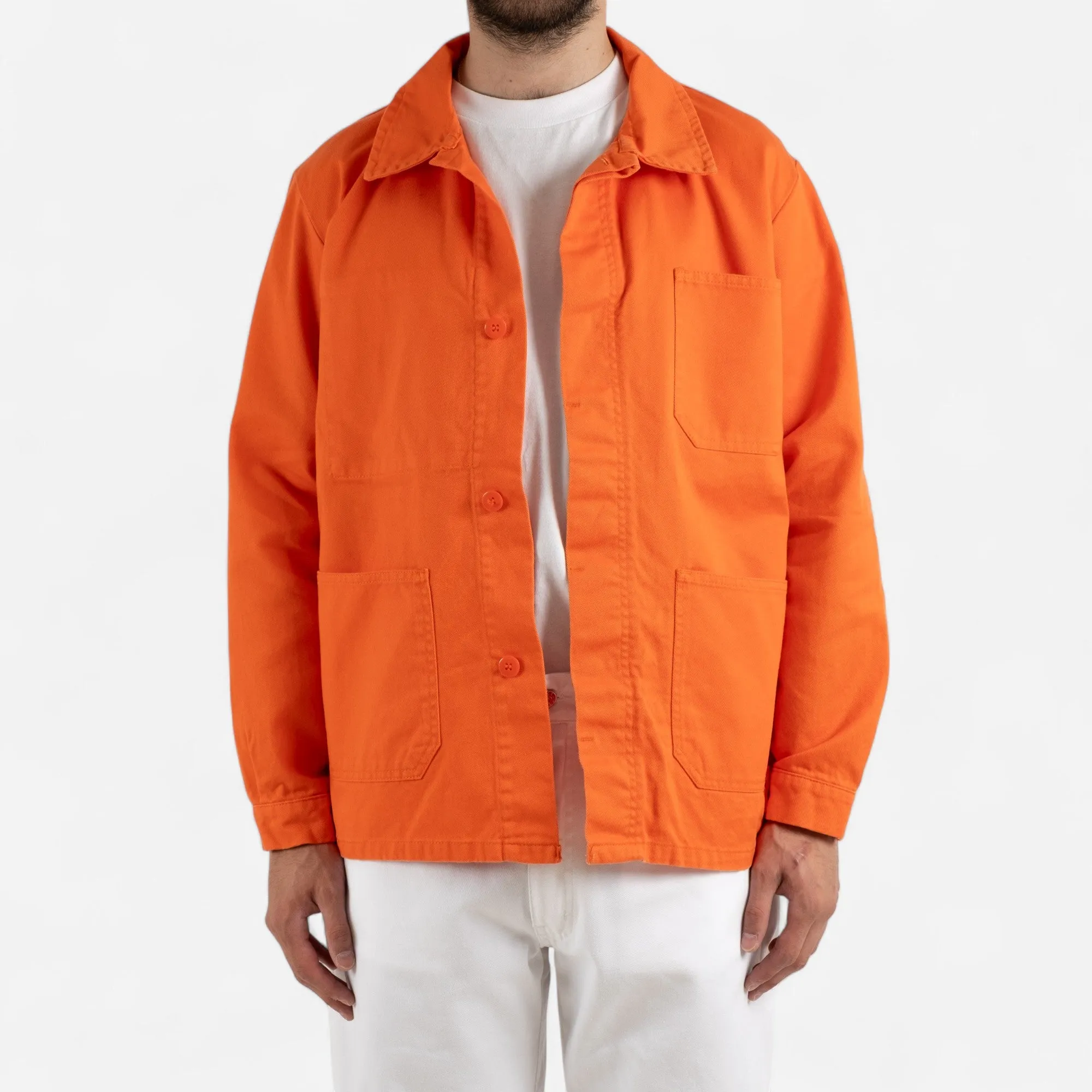 FRENCH CHORE JACKET - ORANGE sold by Universal Surplus