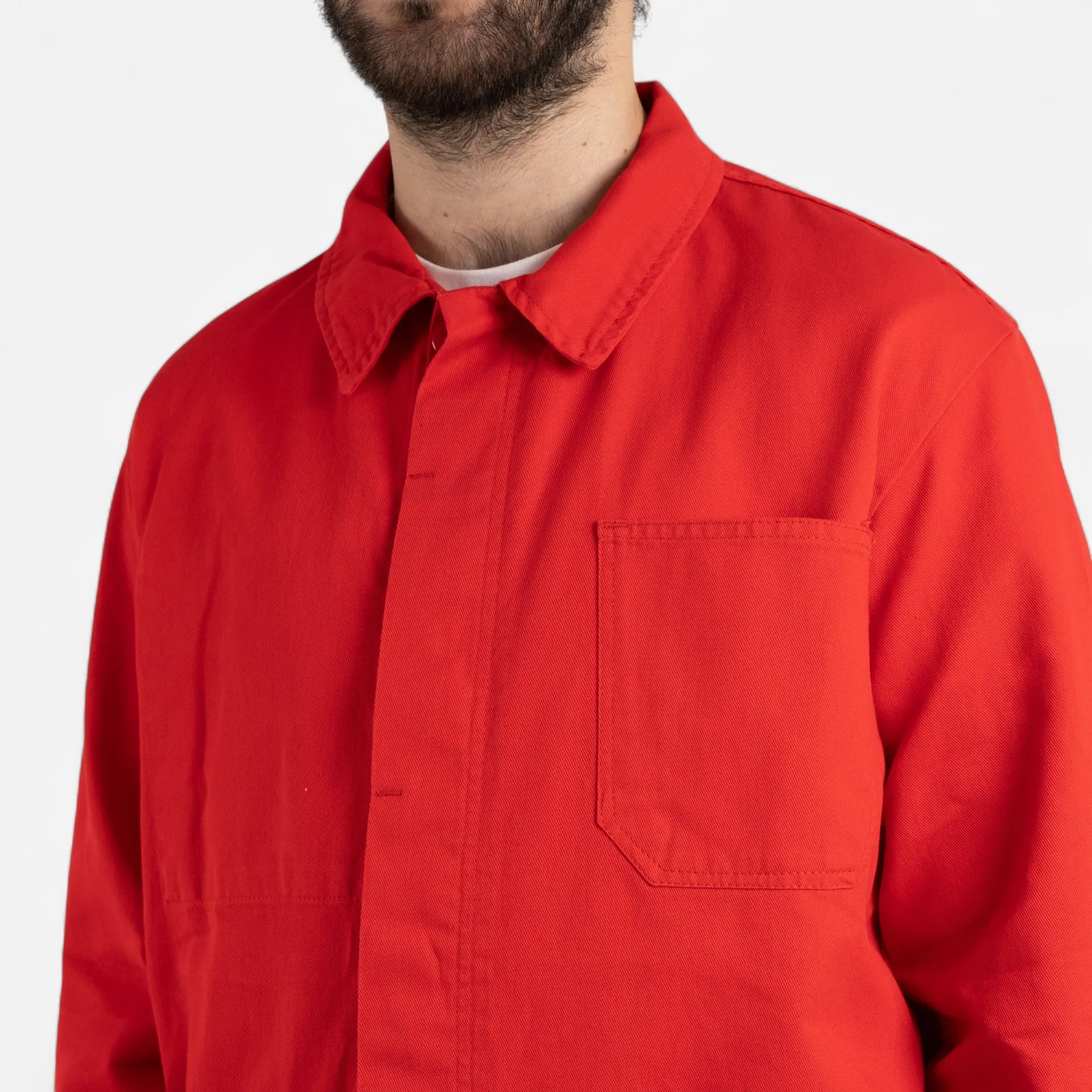 FRENCH CHORE JACKET - RED sold by Universal Surplus product image thumbnail 2
