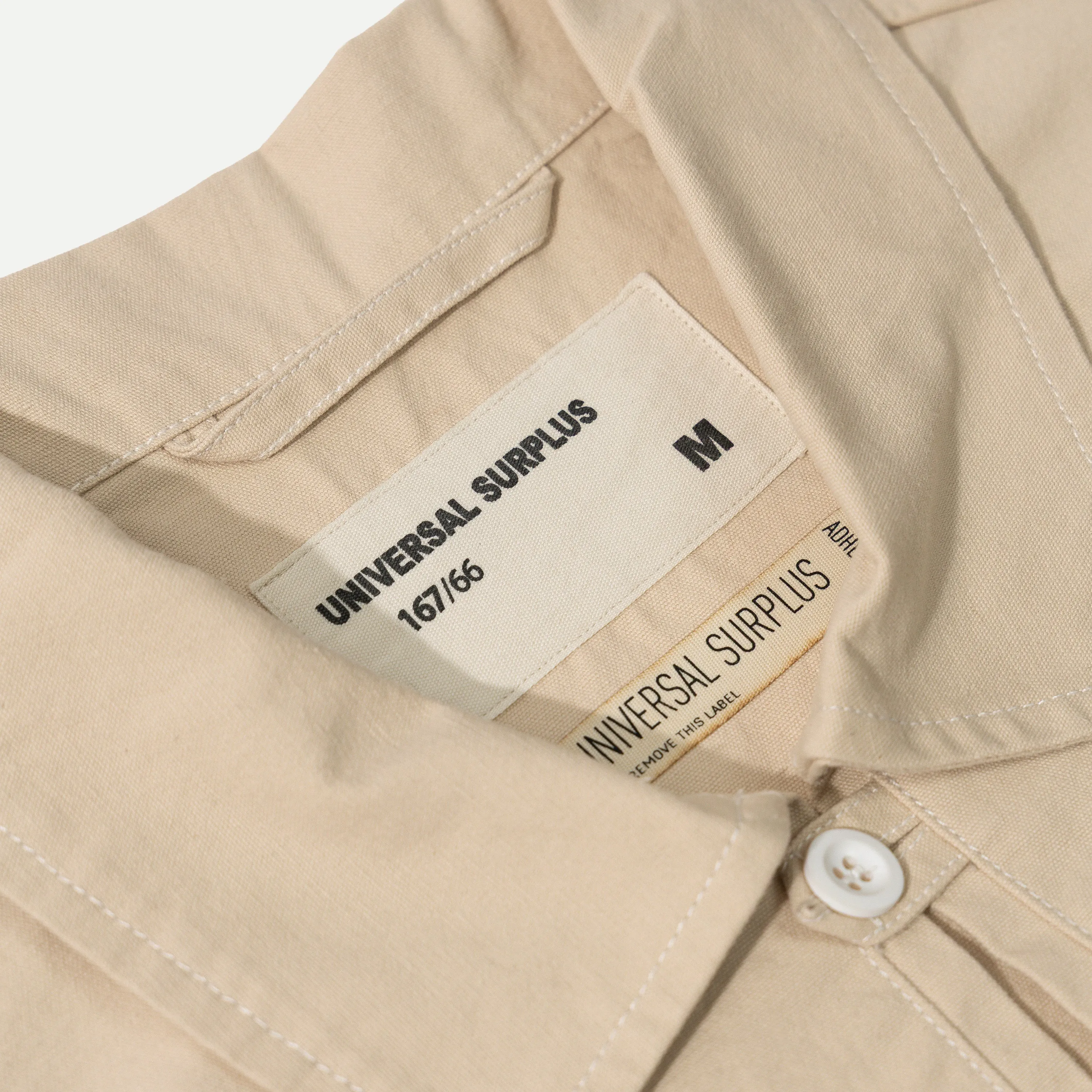 UNIVERSAL SAILOR WORK SHIRT - NATURAL sold by Universal Surplus product image thumbnail 2