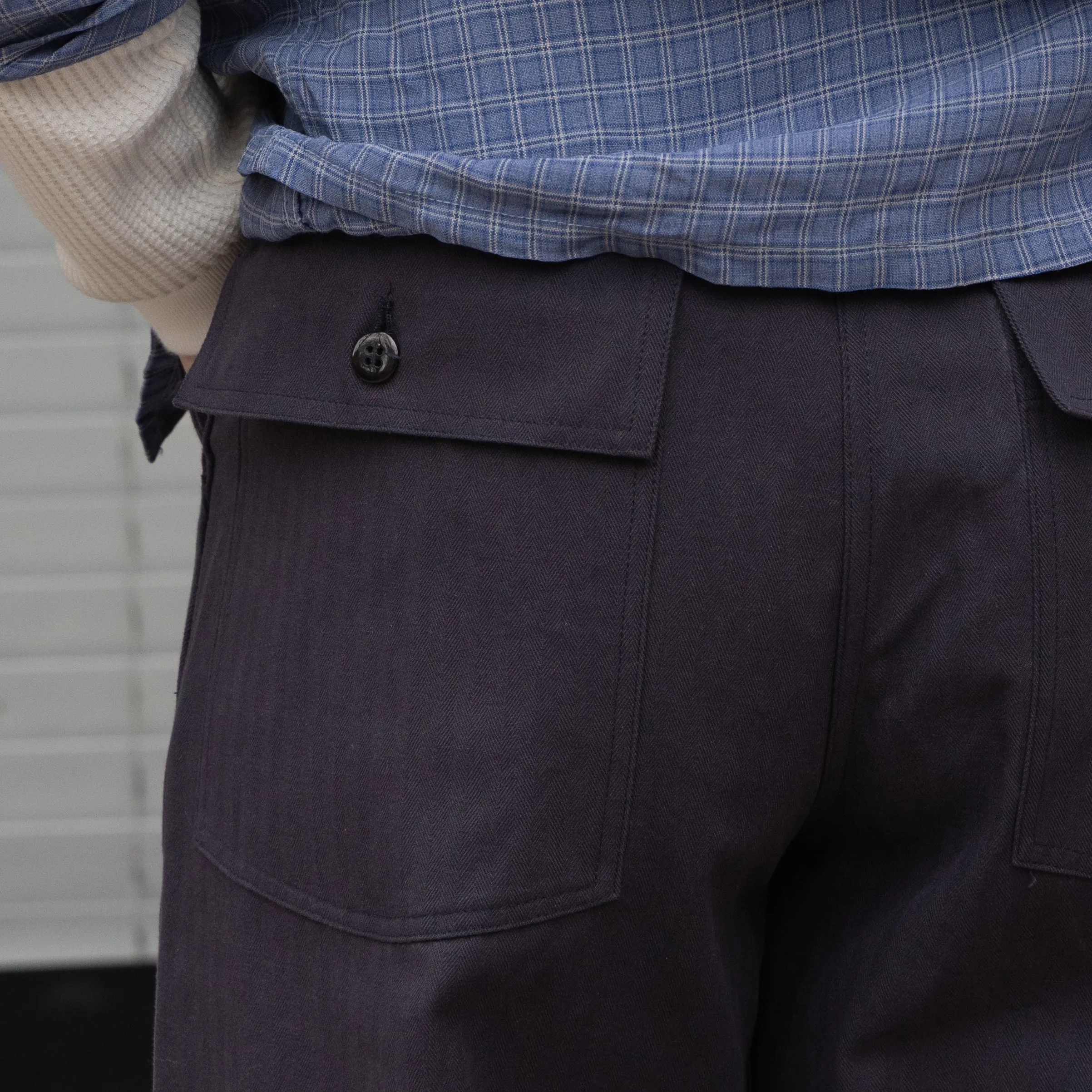 UNIVERSAL HBT FATIGUE PANTS - NAVY BLUE sold by Universal Surplus product image thumbnail 4