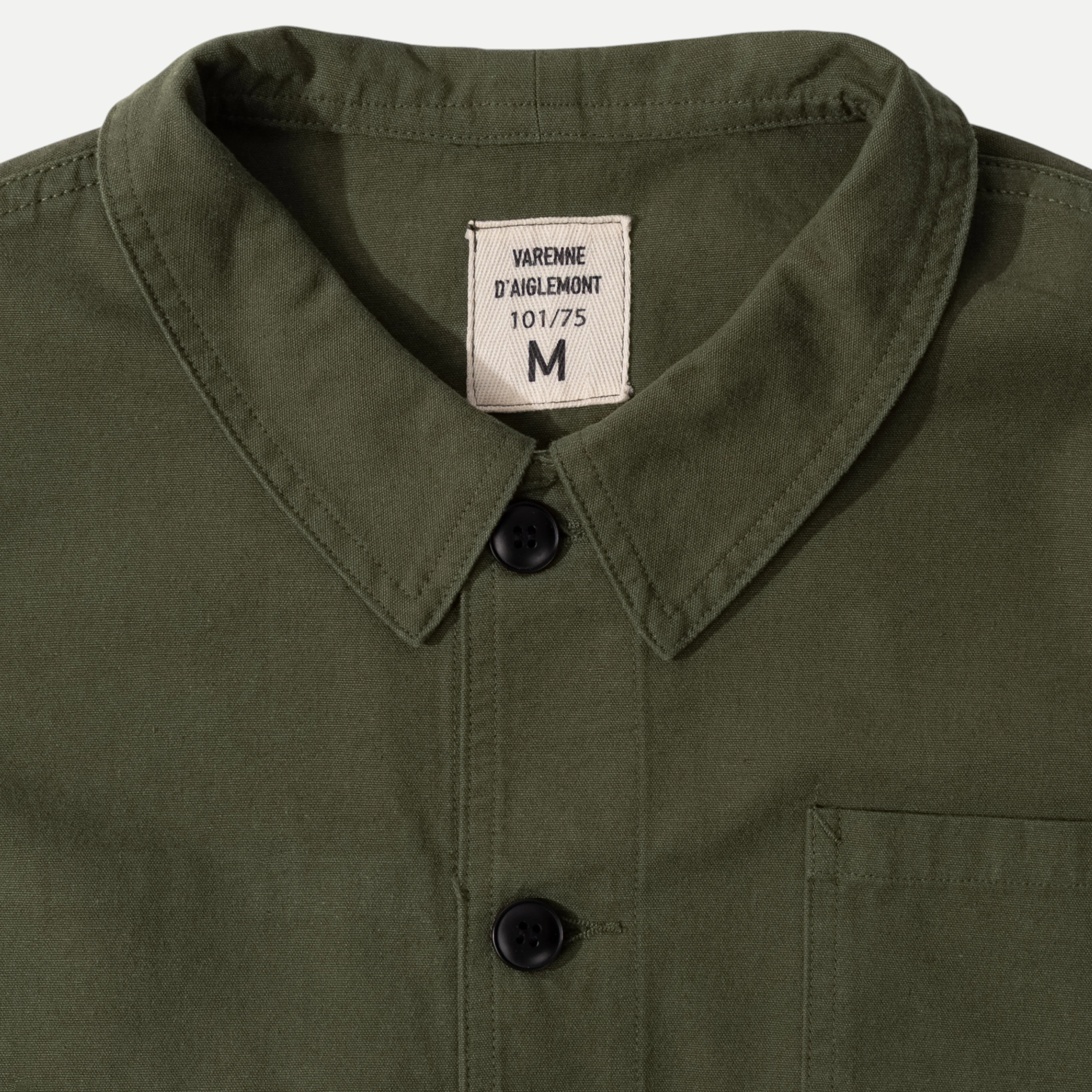 UNIVERSAL FRENCH ARMY WORK JACKET - OLIVE GREEN sold by Universal Surplus product image thumbnail 4