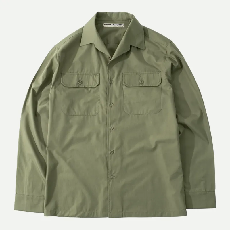 UNIVERSAL CAMP COLLAR SHIRT - GREEN made by Universal Surplus