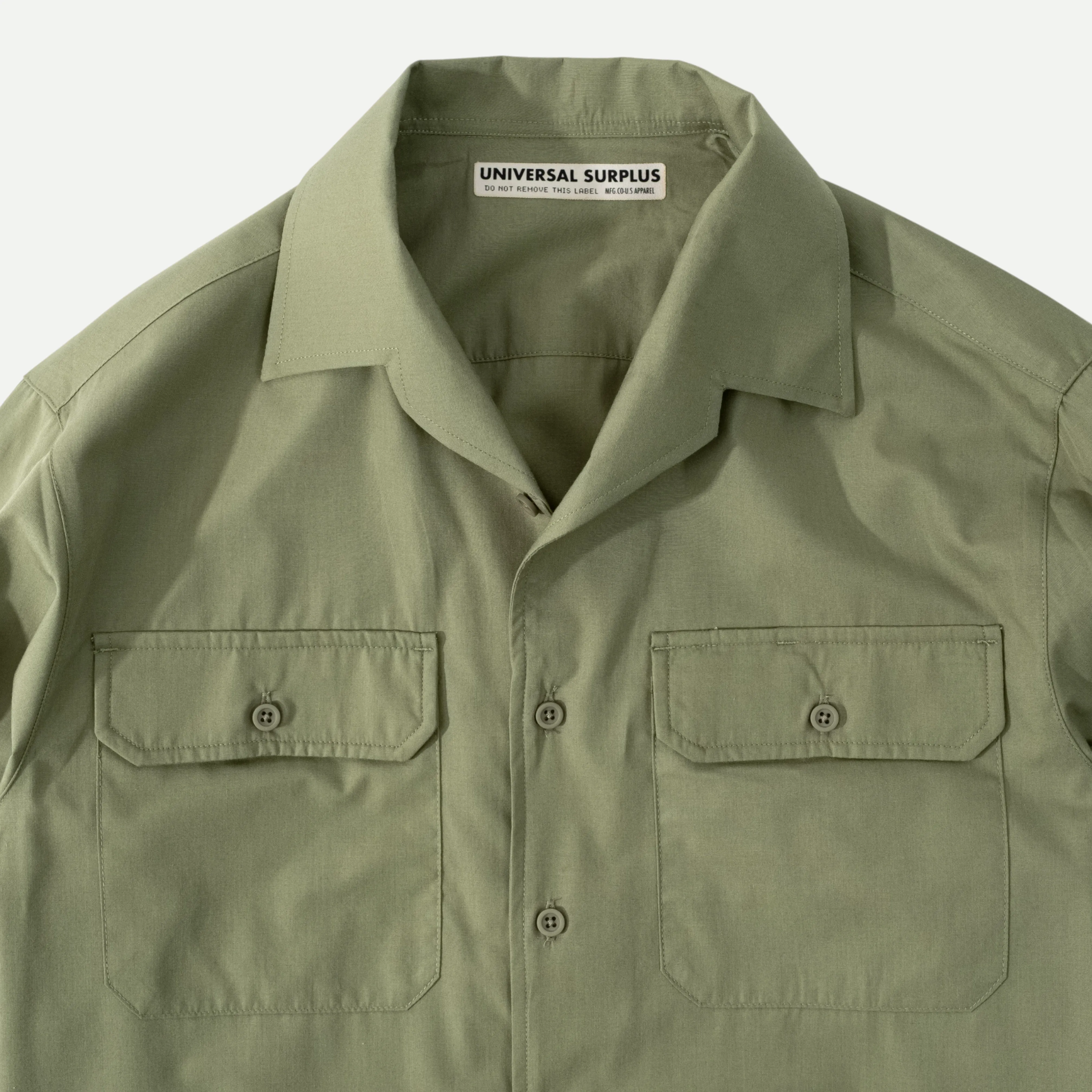 UNIVERSAL CAMP COLLAR SHIRT - GREEN sold by Universal Surplus product image thumbnail 3
