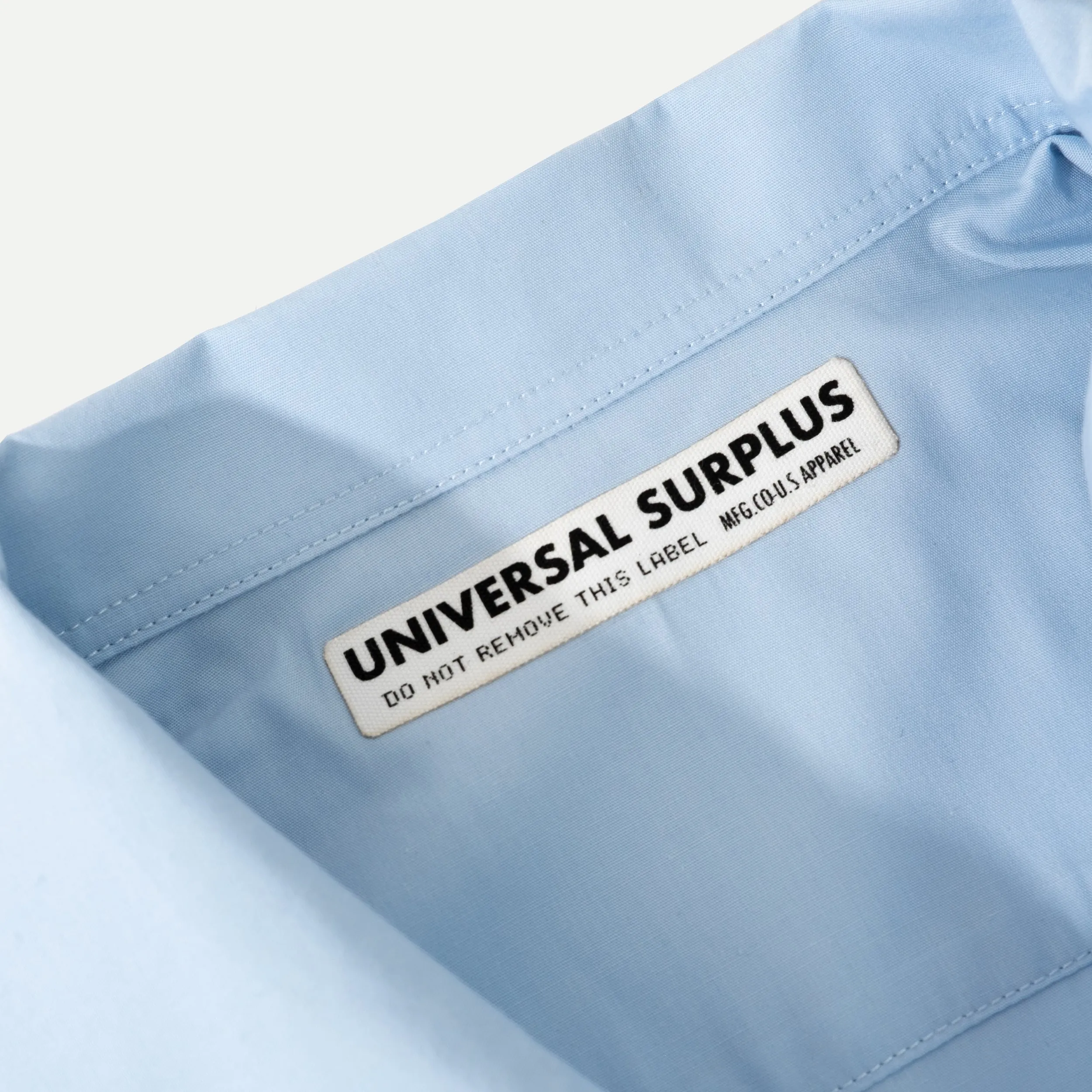 UNIVERSAL CAMP COLLAR SHIRT - LIGHT BLUE sold by Universal Surplus product image thumbnail 4