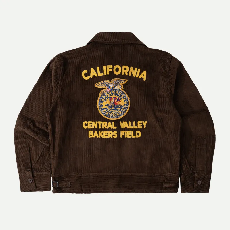 UNIVERSAL BROWN FFA "CALIFORNIA" JACKET made by Universal Surplus
