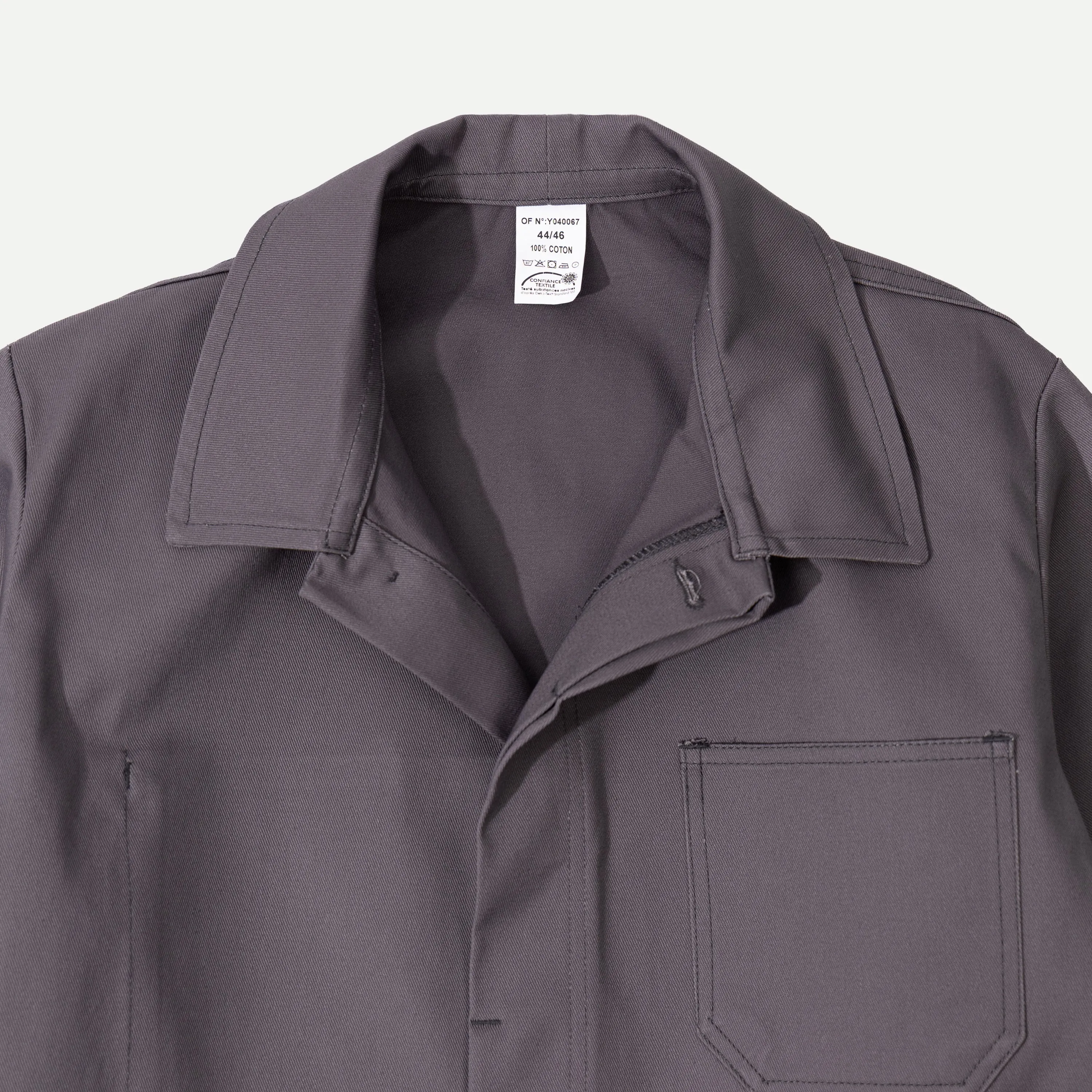 FRENCH CHORE JACKET - GREY sold by Universal Surplus product image thumbnail 2