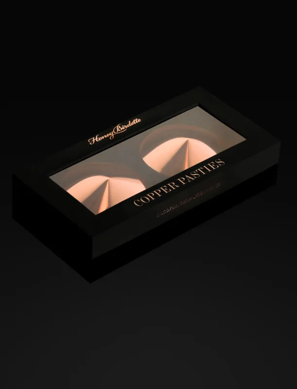 Copper Metal Nipple Covers sold by Honey Birdette