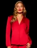 Harper Red Long Sleeve Top sold by Honey Birdette