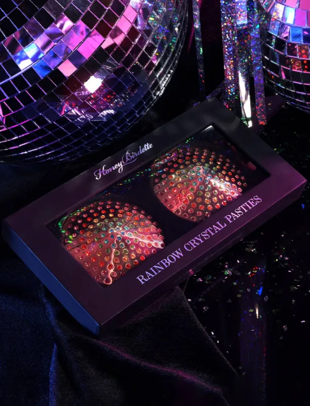 Rainbow Crystal Pasties sold by Honey Birdette