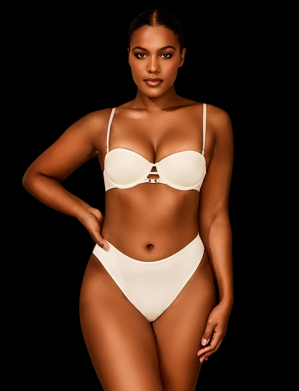 Everyday Smooths Ivory High Waist Brief sold by Honey Birdette product image thumbnail 5