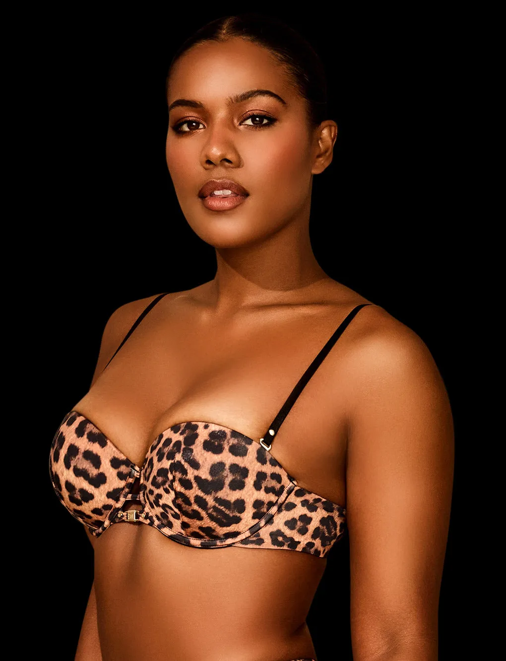 Everyday Smooths Leopard Strapless Push Up Bra sold by Honey Birdette product image thumbnail 5