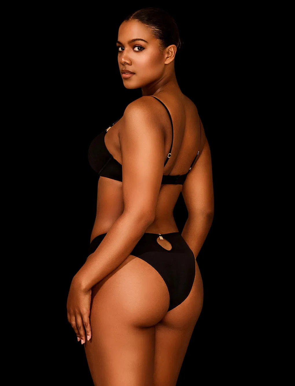 Everyday Smooths Black Brief sold by Honey Birdette