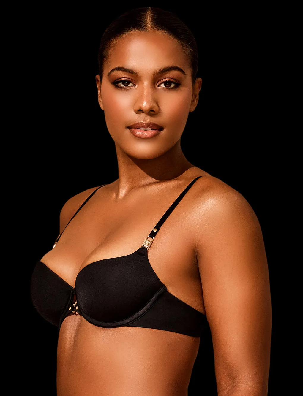 Everyday Smooths Black Push Up Bra sold by Honey Birdette product image thumbnail 4