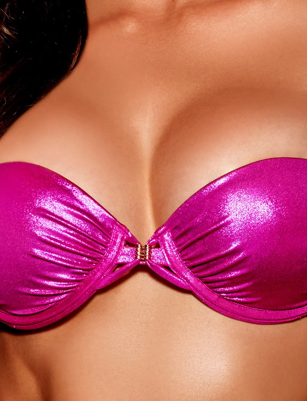 Ziva Pink Push Up Bikini Top sold by Honey Birdette product image thumbnail 5