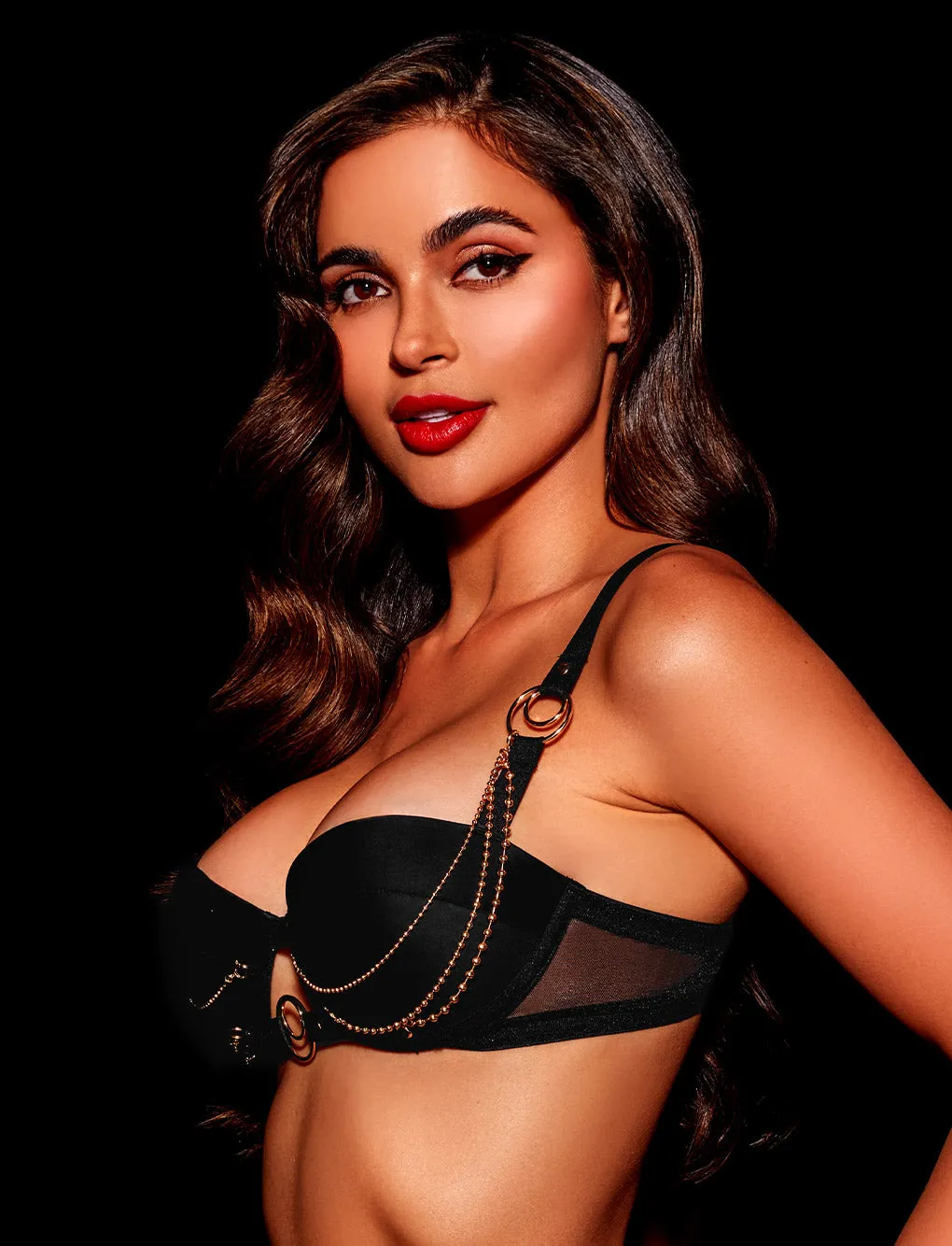 Sana Black Bra sold by Honey Birdette product image thumbnail 5
