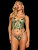 Whitney Emerald Bustier sold by Honey Birdette