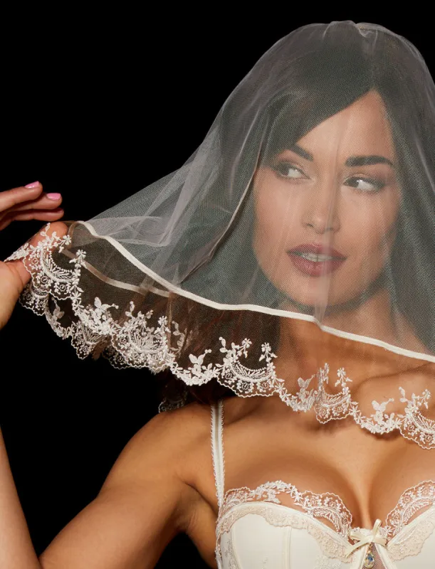 Daisy Ivory Veil sold by Honey Birdette