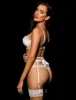 Daisy Ivory Suspender sold by Honey Birdette