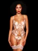 Arabella Ivory Bustier Lingerie Set sold by Honey Birdette