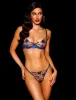Whitney French Navy Bra & Bottom Lingerie Set sold by Honey Birdette