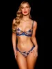 Whitney French Navy Bra & Bottom Lingerie Set sold by Honey Birdette