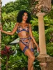 Whitney French Navy 3 Piece Lingerie Set sold by Honey Birdette