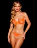 Britt Orange Bra & Bottom Lingerie Set sold by Honey Birdette