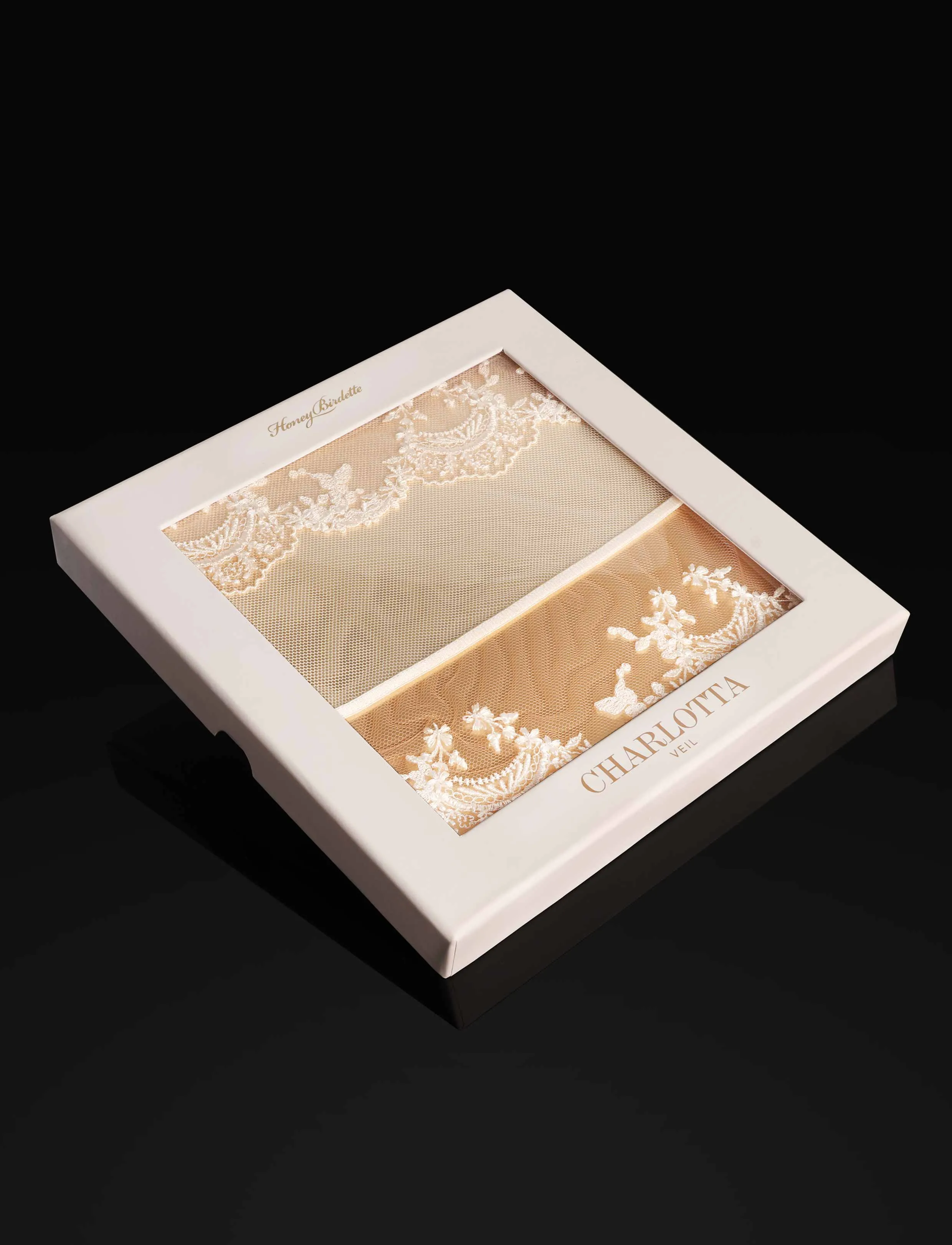 Charlotta Ivory Bridal Veil sold by Honey Birdette product image thumbnail 5