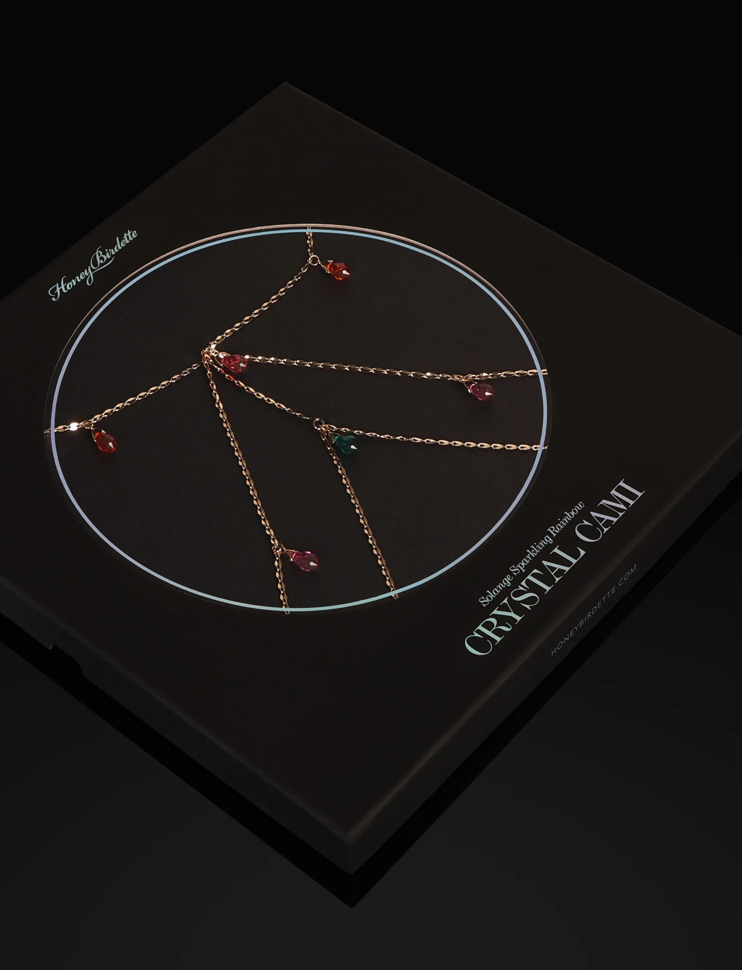 Solange Rainbow Crystal Cami sold by Honey Birdette product image thumbnail 3